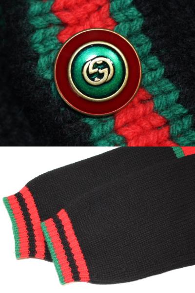 GUCCI グッチ オーバーサイズ ケーブルニット カーディガン 497037