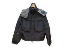 LOUIS VUITTON　ルイヴィトン　3Dモノグラムリバーシブルセットアップ　メンズ44/36　ブラック/ホワイト　RM201G SQV HIB43W　2120500249674　【432】
