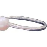JEWELRY　ノンブランドジュエリー　リング　ダイヤモンド　真珠　指輪  K10WG  D0.05ct　P約5.9mm　約1.8g　#10　2141300449712【208】
