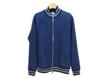 LOUIS VUITTON　ルイヴィトン　ALOHA FIL COUPEフルジップジャケット　メンズS　ネイビー　コットン/ナイロン/レーヨン　2120500249902　【432】