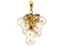 JEWELRY　ジュエリー　ペンダントトップ　K18イエローゴールド　パール　約4.9g　2120000327926【207】
