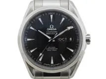 OMEGA オメガ シーマスター アクアテラ150m メンズ ブラック文字