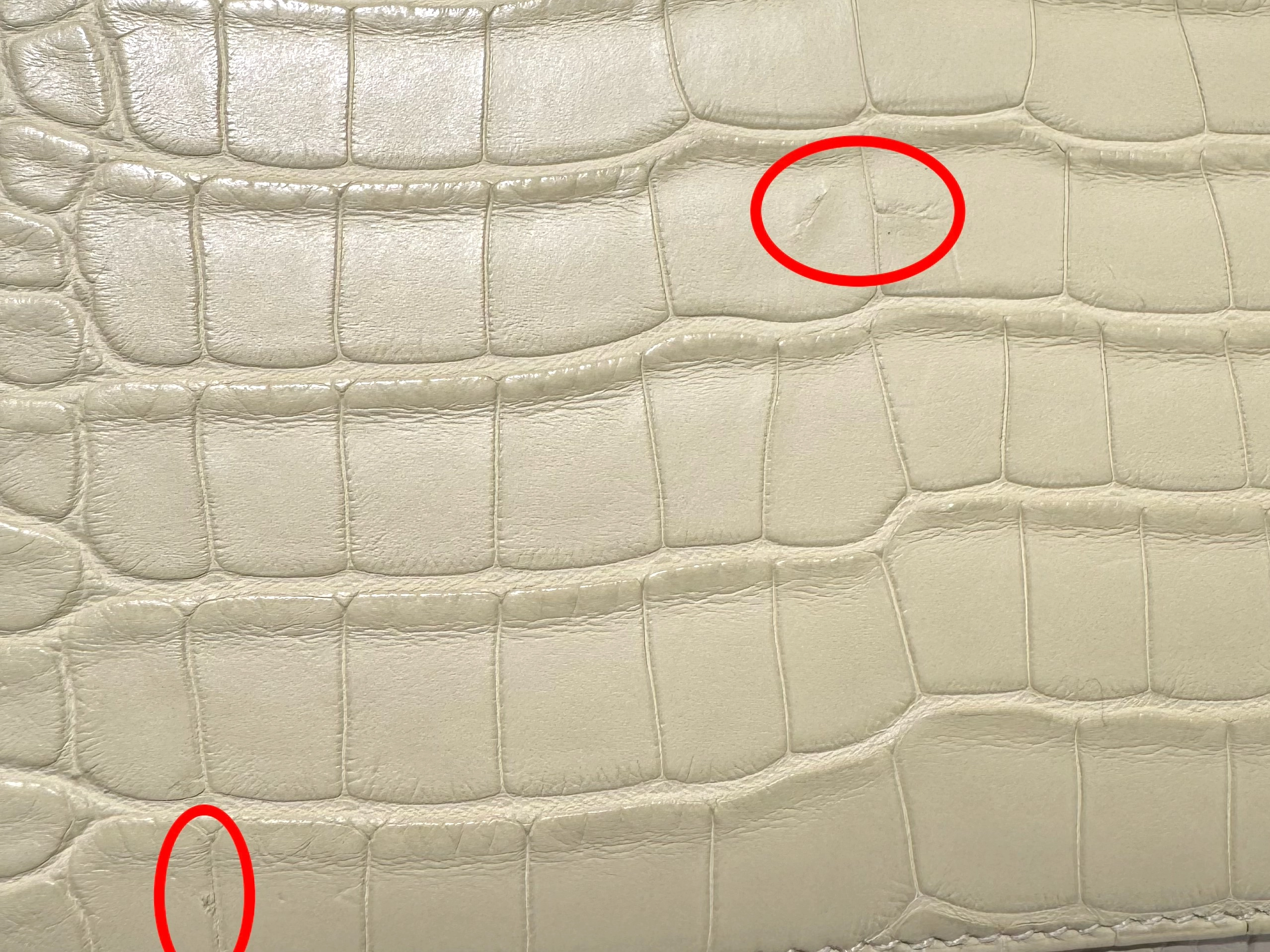 HERMES 　エルメス　ケリー・トゥーゴー　アリゲーター・マット　ヴァニラ　シルバー金具　B刻印（2023年頃製造）　2147300416228【432】