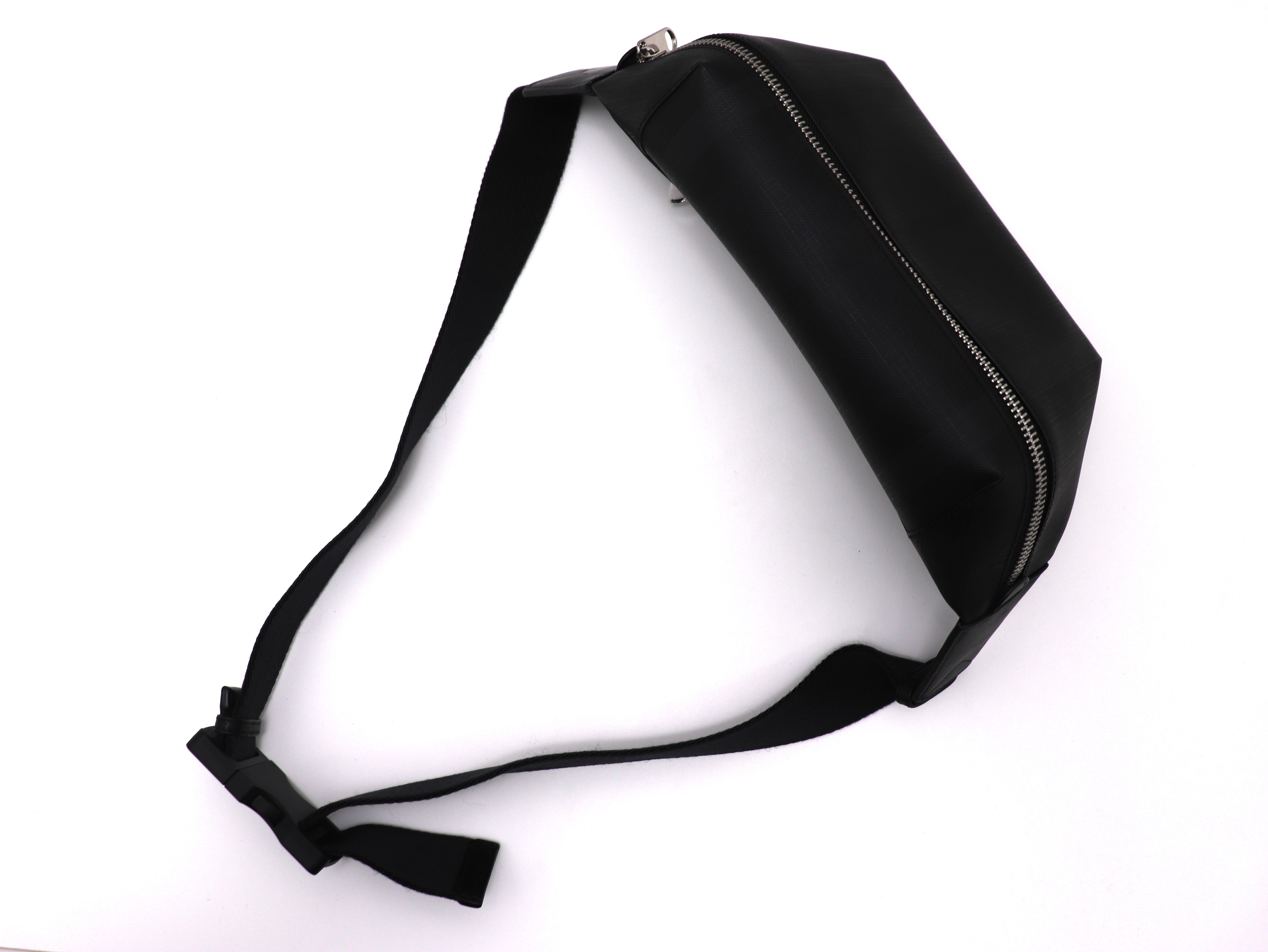 BURBERRY バーバリー チェック ボディバッグ ダークグレー／ブラック