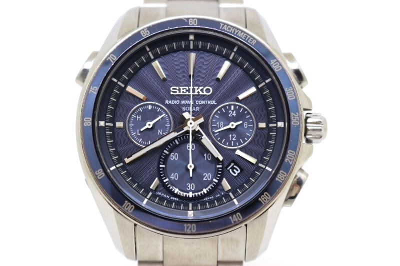 SEIKO ブライツ 電波ソーラー SAGA161 チタン時計 - 腕時計(アナログ)