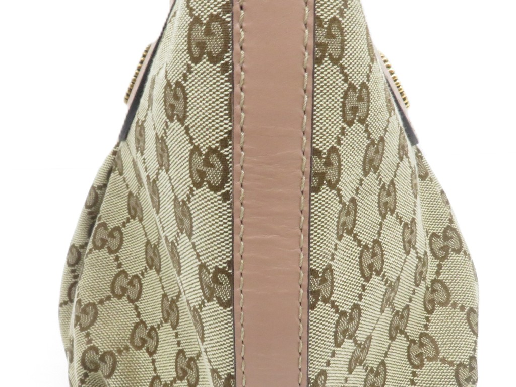 GUCCI グッチ GGトートバッグ ベージュ ピンクベージュ キャンバス
