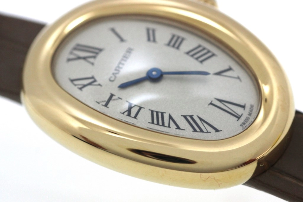 Cartier カルティエ 腕時計 2019年正規品 ベニュワール SM WGBA0007 K18イエローゴールド /アリゲーターベルト クォーツ【472】SJ