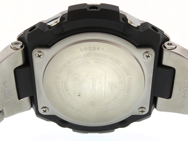 CASIO カシオ メンズ 電波ソーラー G-SHOCK G-STEEL GST-W110D-1AJF ブラック文字盤 SS/樹脂　2148103859373【207】