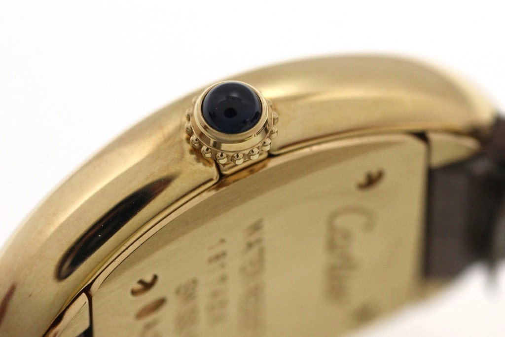 Cartier カルティエ 腕時計 2019年正規品 ベニュワール SM WGBA0007 K18イエローゴールド /アリゲーターベルト クォーツ【472】SJ