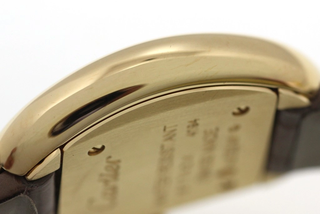 Cartier カルティエ 腕時計 2019年正規品 ベニュワール SM WGBA0007 K18イエローゴールド /アリゲーターベルト クォーツ【472】SJ