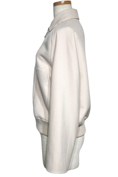 HERMES　エルメス　ブルゾン　レディース34　ベージュ　カシミヤ　1E0126DA　2143000679031 【432】