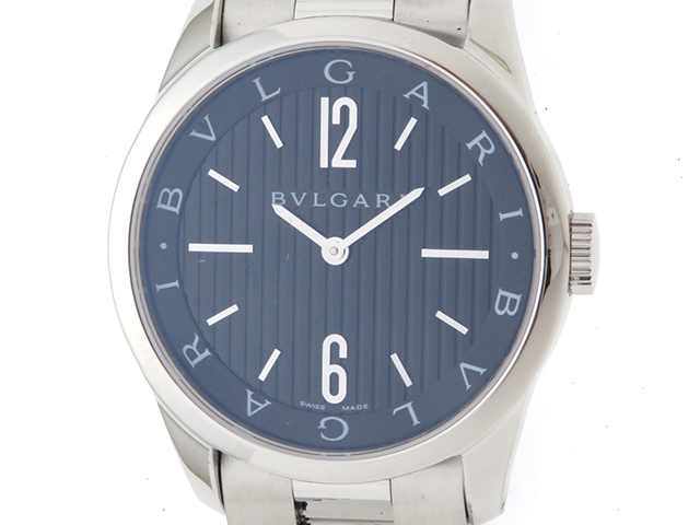 BVLGARI ブルガリ 時計 ソロテンポ クオーツ ステンレス ST37S 【460 