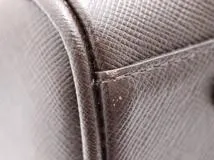 BURBERRY　バーバリー　ノバチェック トートバッグ ベージュ/ダークブラウン キャンバス/レザー　【471】　Y