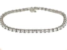 HARRY WINSTON ハリー・ウィンストン ブレスレット バケットダイヤモンド テニスブレスレット ダイヤモンド44個 15.7g 16.5cm【472】SJ