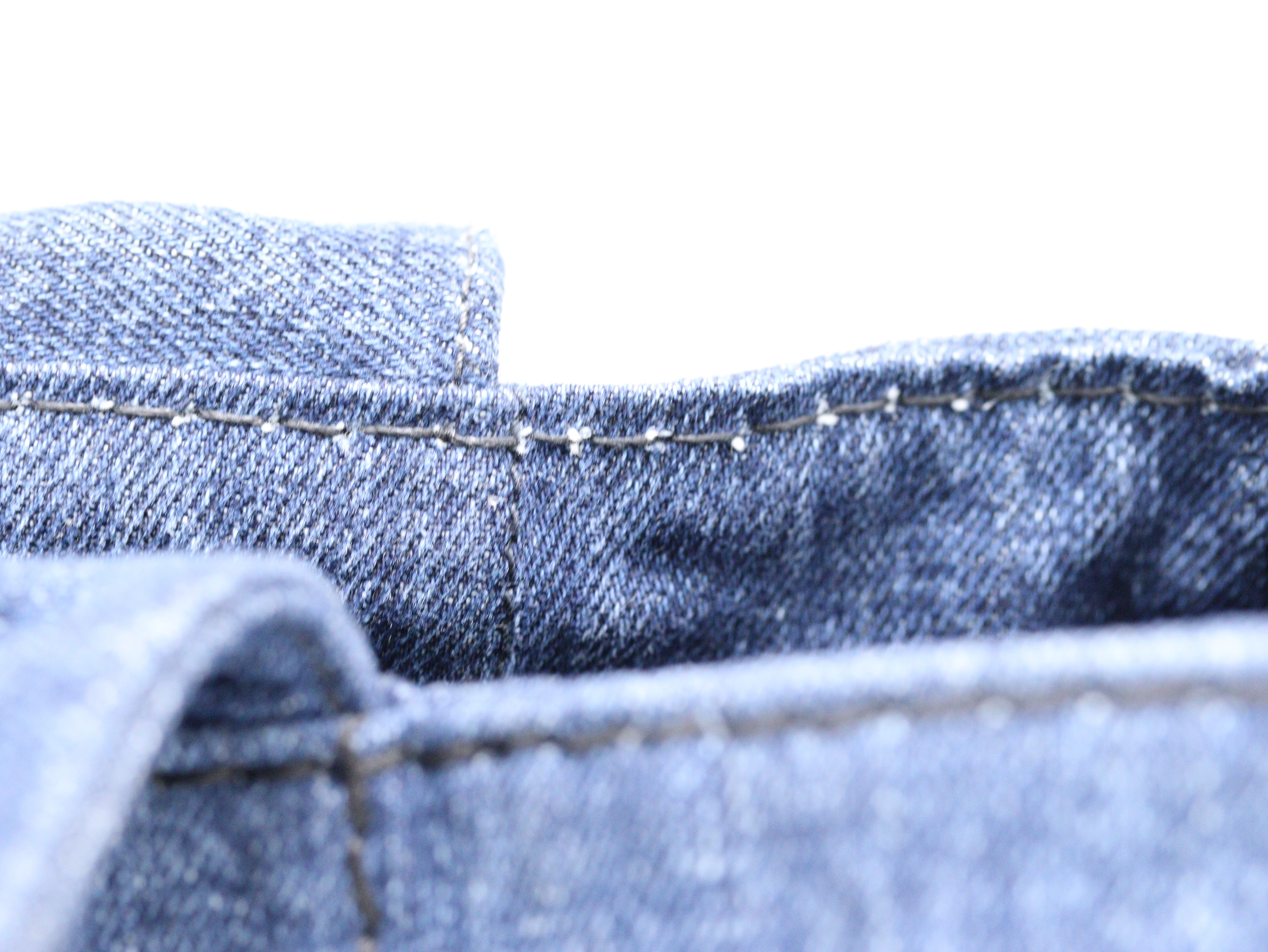 PRADA　プラダ　ハンドバッグ　カナパM　ブルー　デニム　B1877B【471】L