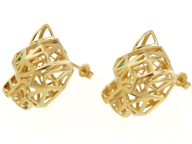 JEWELRY ジュエリー ピアス K18イエローゴールド エメラルド 約
