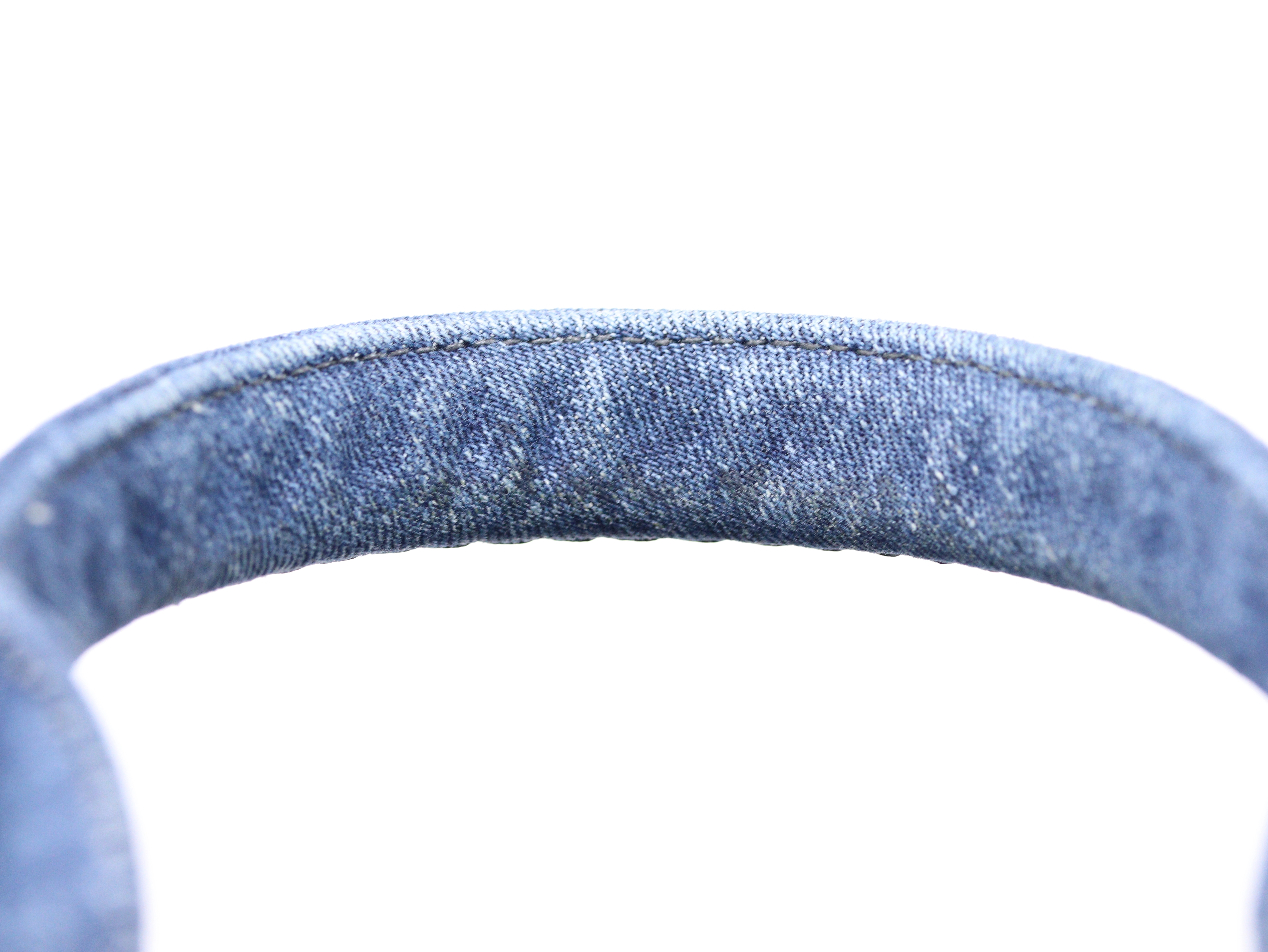 PRADA　プラダ　ハンドバッグ　カナパM　ブルー　デニム　B1877B【471】L