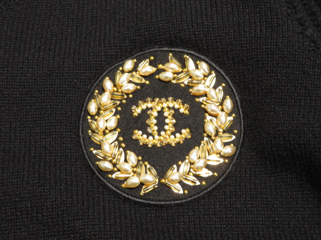 CHANEL - シャネル ココマークビジューセーター P64669K60693