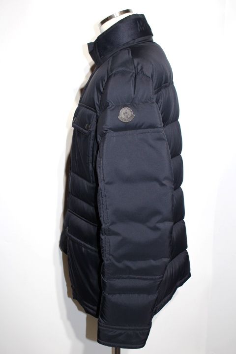 MONCLER　モンクレール　アウター　LAGGINHORN　ダウンジャケット　メンズ4　約Lサイズ　ネイビー　紺　ナイロン　2020年　 2141000305134【200】