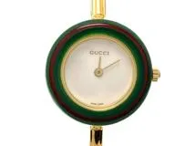 GUCCI チェンジベゼル　ゴールド　レディース　時計　グッチ　チェンジザベゼル GUCCI グッチ チェンジベゼル レディース腕時計 チェーンベルト