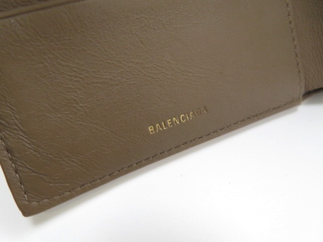 BALENCIAGA バレンシアガ シグネチャー スクエア 2つ折り財布