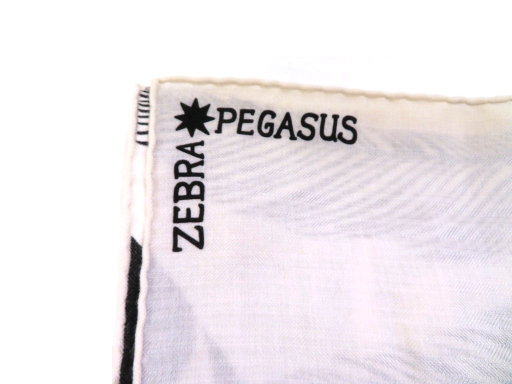 HERMES エルメス スカーフ カレ140 ブラック・ベージュ カシミア