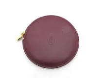 Cartier カルティエ マストライン コインケース ボルドー カーフ L3000159【430】2143200574341
