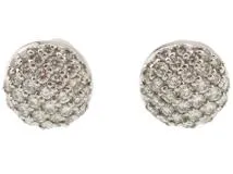 【10％OFF】 JEWELRY ジュエリー ピアス K18ホワイトゴールド ダイヤモンド アクセサリー