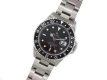 U番 ROLEX ロレックス 腕時計 GMTマスターI 16700 トリチウム ブラック文字盤 ステンレス 自動巻き【472】SJ