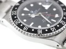 U番 ROLEX ロレックス 腕時計 GMTマスターI 16700 トリチウム ブラック文字盤 ステンレス 自動巻き【472】SJ