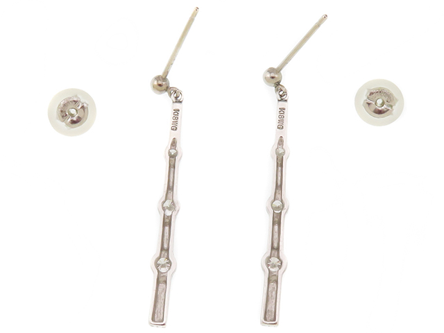 【25‐21】一粒　ダイヤモンド　ピアスD0.25ct×2【中古】【PT900】 25‐21】一粒 ダイヤモンド ピアスD0.25ct×2【中古】【PT900