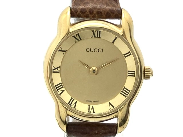 M*6様 GUCCI グッチ　腕時計 4500L 楽天市場】GUCCI(グッチ） 4500L クォーツ レディース ゴールド