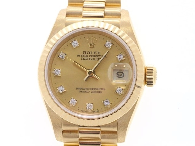 ROLEX ロレックス 69178G デイトジャスト イエローゴールド シャンパン