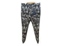 LOUIS VUITTON　ルイヴィトン　スラックスロングパンツ　メンズ44　ブラック/アイボリー　ウール　RM202FVHSHJFP9W　2143000518880　【432】