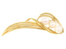 JEWELRY　ジュエリー　ブローチ兼ペンダントトップ　K18イエローゴールド/パール　約5.7g　2143300227796【207】
