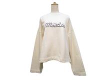 MONCLER　モンクレール　FELPA トレーナー　レディースS　アイボリー　コットン　I20938G00020 899U5　2143200608350　【432】