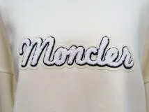 MONCLER　モンクレール　FELPA トレーナー　レディースS　アイボリー　コットン　I20938G00020 899U5　2143200608350　【432】