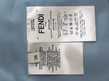 FENDI フェンディ 衣類 FFサテンクレープ スカート レディース38 ライトブルー シルク FQ7552AJ0ZF08S8 参考定価:￥280,500- (2143700195657) 【200】