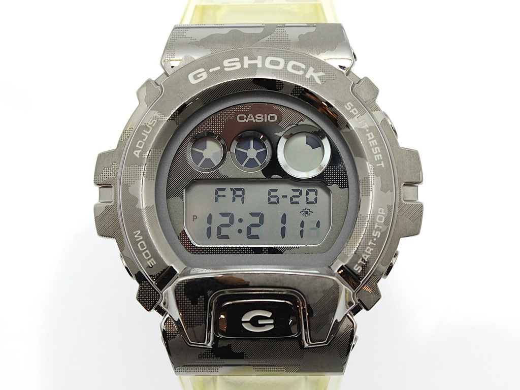 カシオCASIO G-SHOCK海外モデル GM-6900SCM-1JF GM6900SCM-1 | Silver Metal Covered Watch - G-SHOCK | CASIO