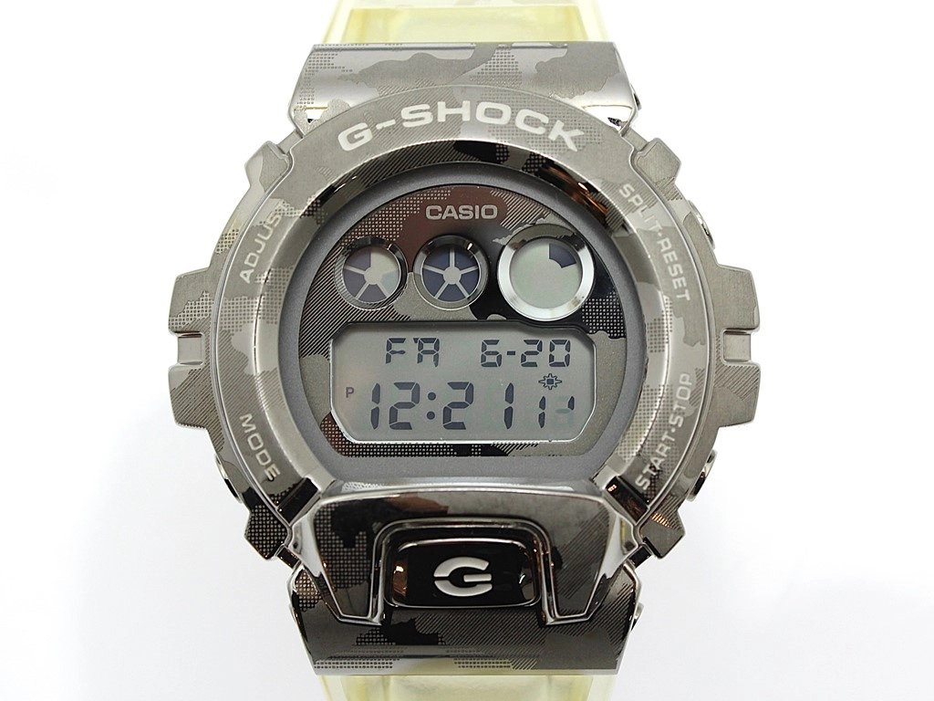 CASIO カシオ 腕時計 G-SHOCK DIGITAL GM-6900SCM-1JF シルバーデジタル文字盤 樹脂/ステンレス 電波時計【472】YK