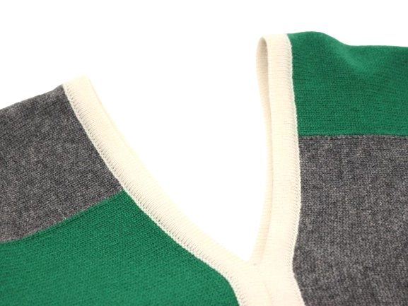 HERMES エルメス 衣類 ニットポンチョ レディースTU グリーン カシミヤ 2143400207759 【200】