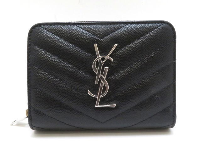 SAINT LAURENT サンローラン YSL コンパクト ジップウォレット 