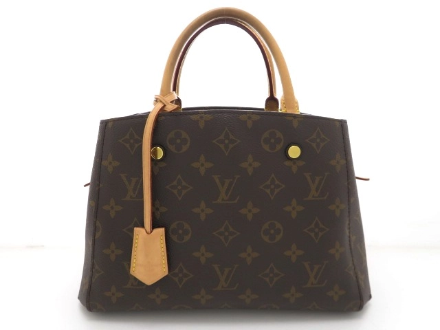 ルイヴィトン LOUIS VUITTON ハンドバッグ
 モノグラム モンテーニュBB ショルダー M41055 ブラウン