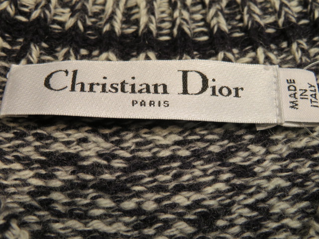 Dior ディオール ニット ベスト ノースリーブ セーター レディース 34
