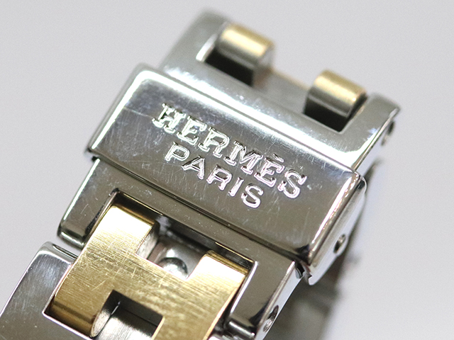 HERMES エルメス クリッパー 腕時計 ホワイト文字盤 ラウンド