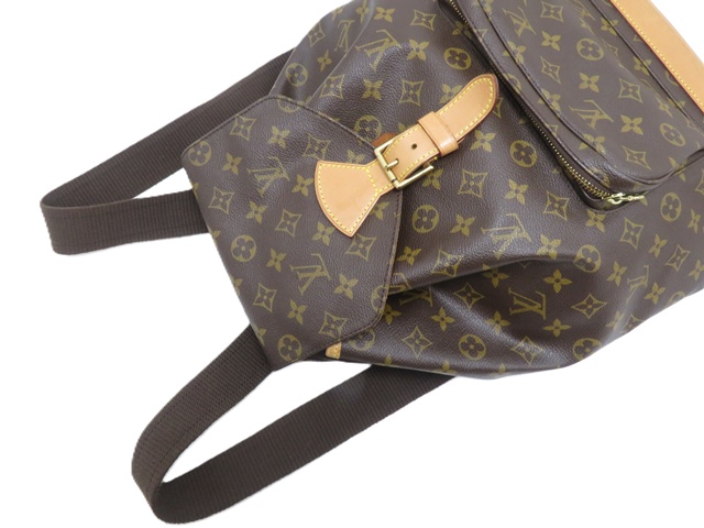 【極美品】　ルイヴィトン　モノグラム　モンスリGM　レザー　リュックサック LOUIS VUITTON - LOUIS VUITTON ルイ・ヴィトン リュックサック