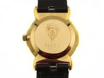 GUCCI グッチ 3400L ゴールド文字盤 ゴールドメッキGP/革 クオーツ  