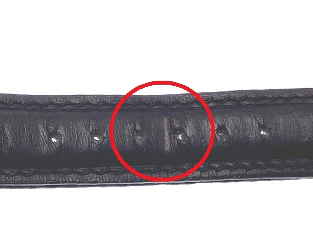 現状販売品 LOEWE ロエベ 腕時計 150周記念限定 1846-1996 ブラック文字盤  GP/革 クオーツ 社外ムーブメント【472】MN