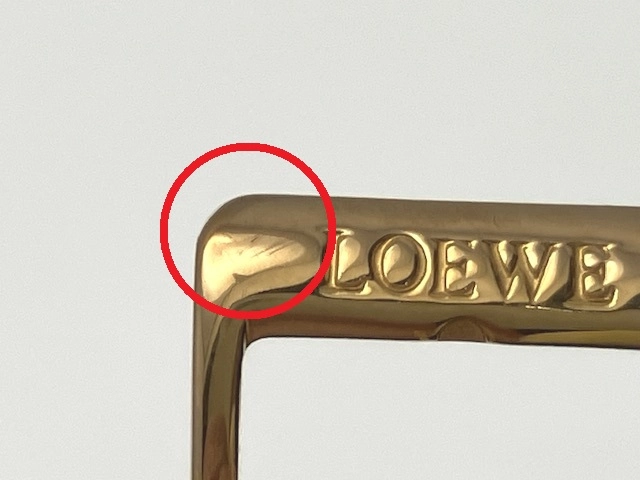 現状販売品 LOEWE ロエベ 腕時計 150周記念限定 1846-1996 ブラック文字盤  GP/革 クオーツ 社外ムーブメント【472】MN