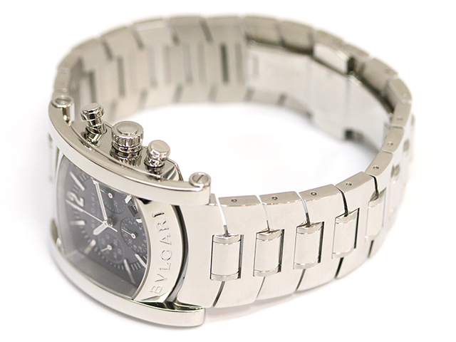 BVLGARI ブルガリ アショーマ クロノ 腕時計 ダークブルー文字盤 BVLGARI ブルガリ アショーマ クロノ 腕時計 ダークブルー文字盤